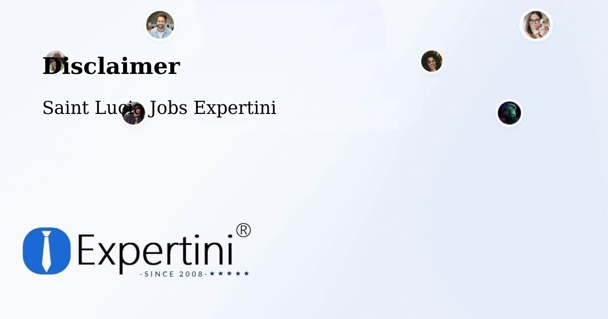 Disclaimer – Rameau - Saint Lucia Jobs Expertini